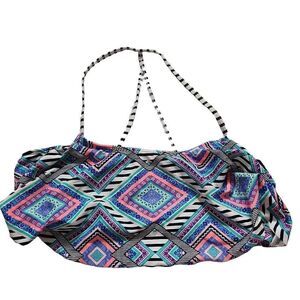 Arizona Jeans Ladies Patterned Bikini Top- Size XL